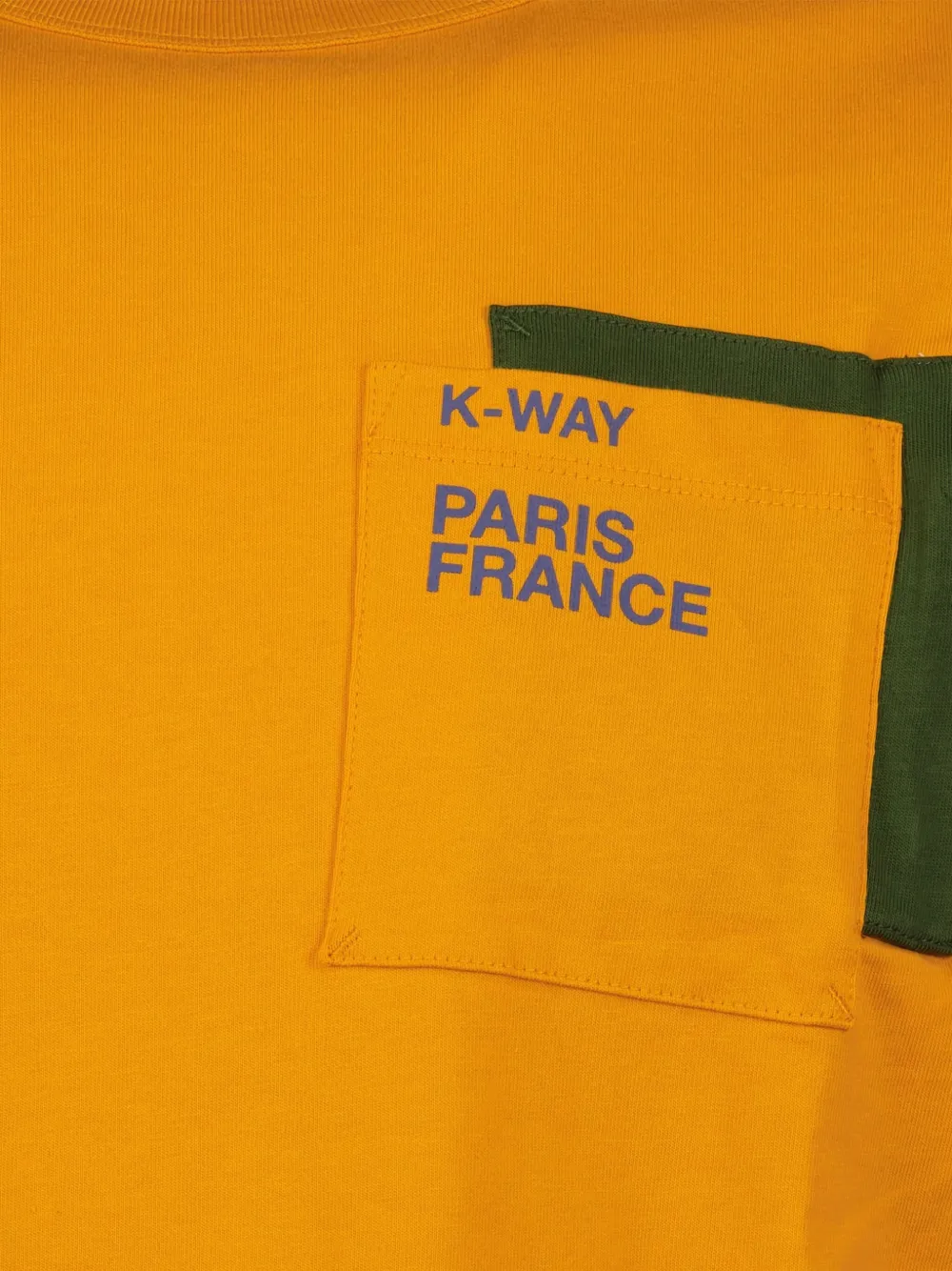 K-Way T-shirt met zakdetail Oranje