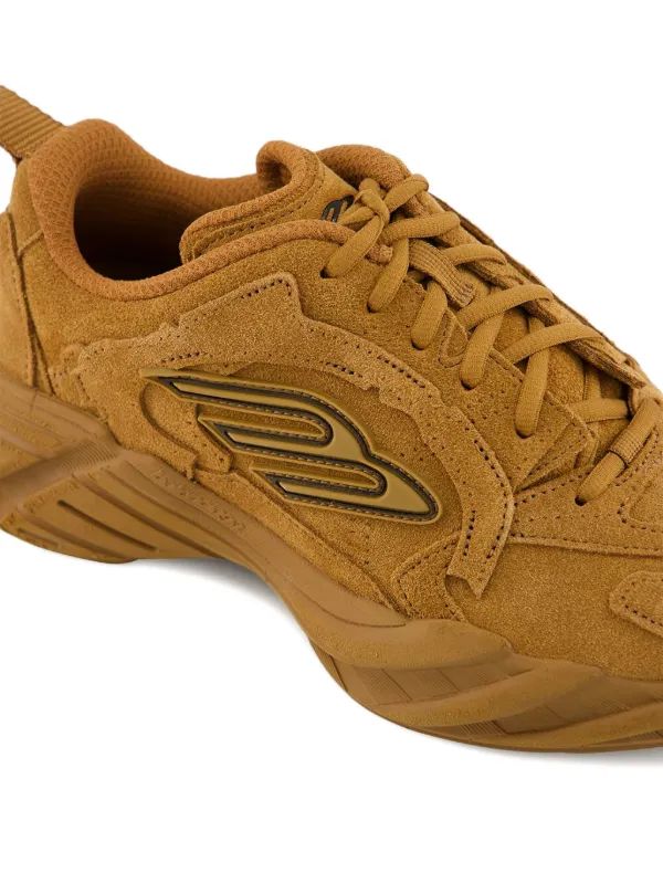 Balenciaga Monday Suede Sneakers | Brown | FARFETCH ID