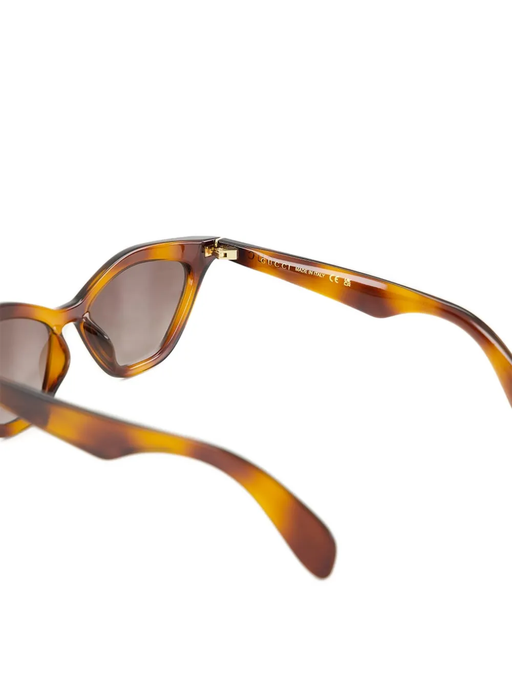 Gucci Eyewear Zonnebril met cat-eye montuur Bruin