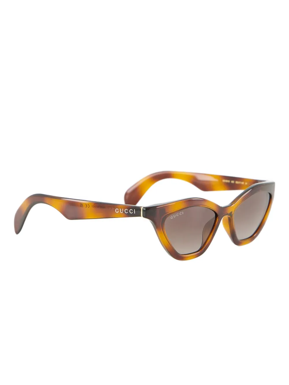 Gucci Eyewear Zonnebril met cat-eye montuur - Bruin