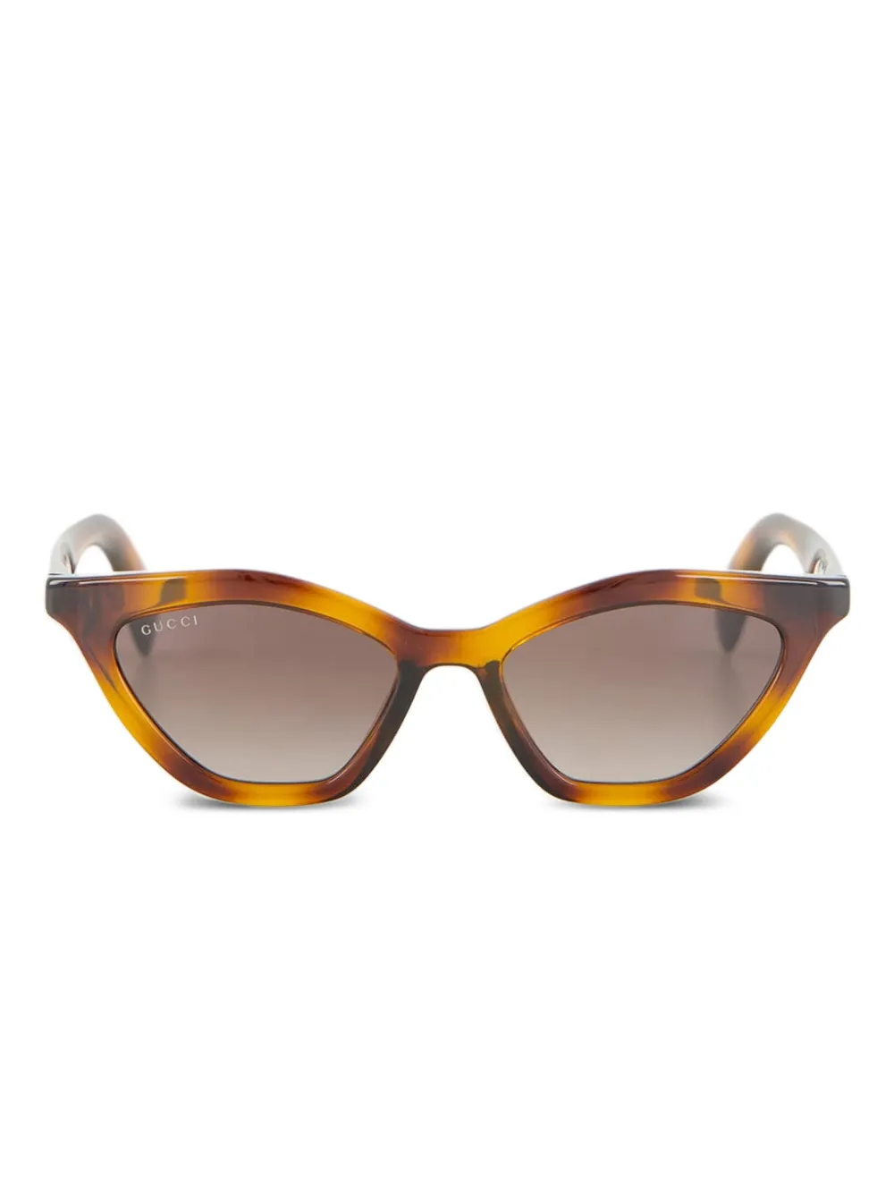 Gucci Eyewear キャットアイ サングラス - ブラウン Gucci Eyewear キャットアイ サングラス - ブラウン