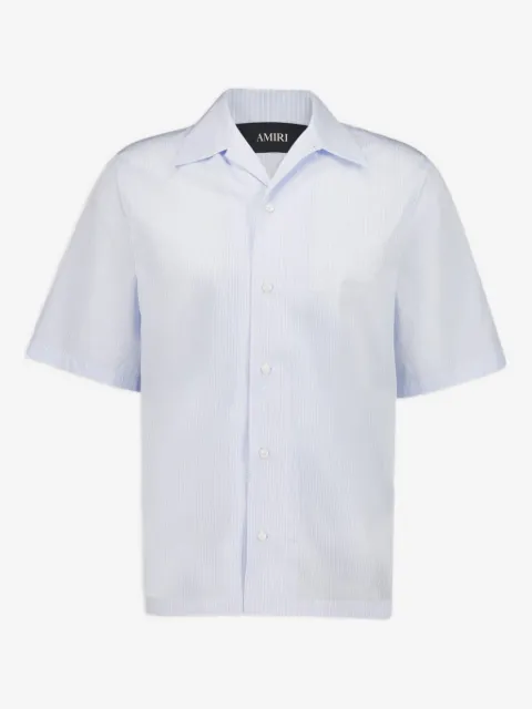 AMIRI Starburst striped camp-collar shirt