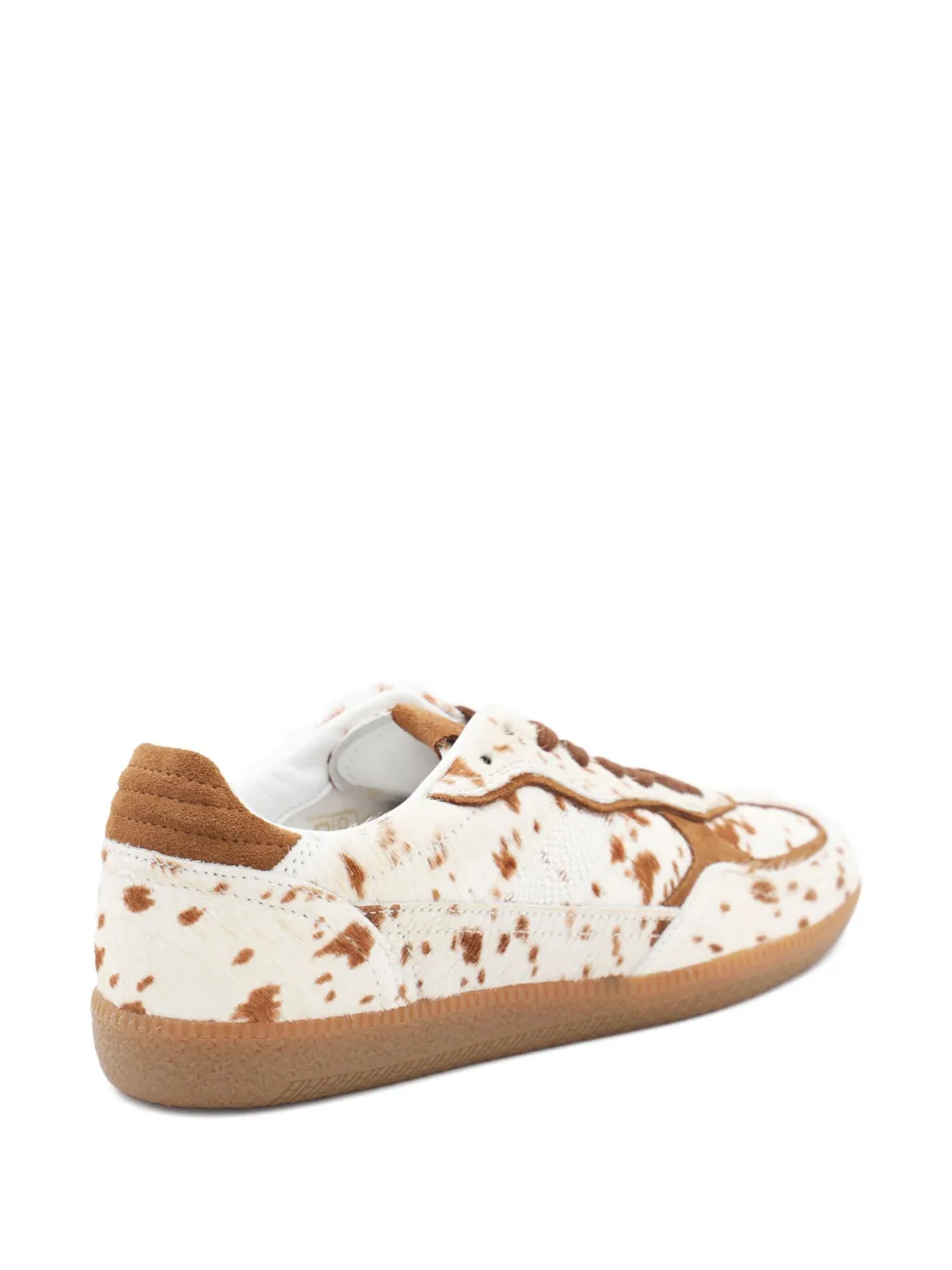 Alohas 'tb.490' Brown Low Top Sneakers With Embossed Logo On The Side And Perforated Details In Brown