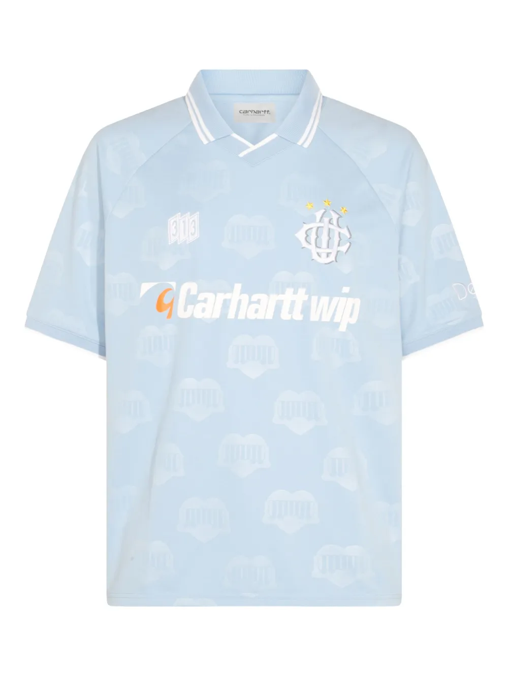 Carhartt WIP graphic-print jersey t-shirt | Blue | Image 1