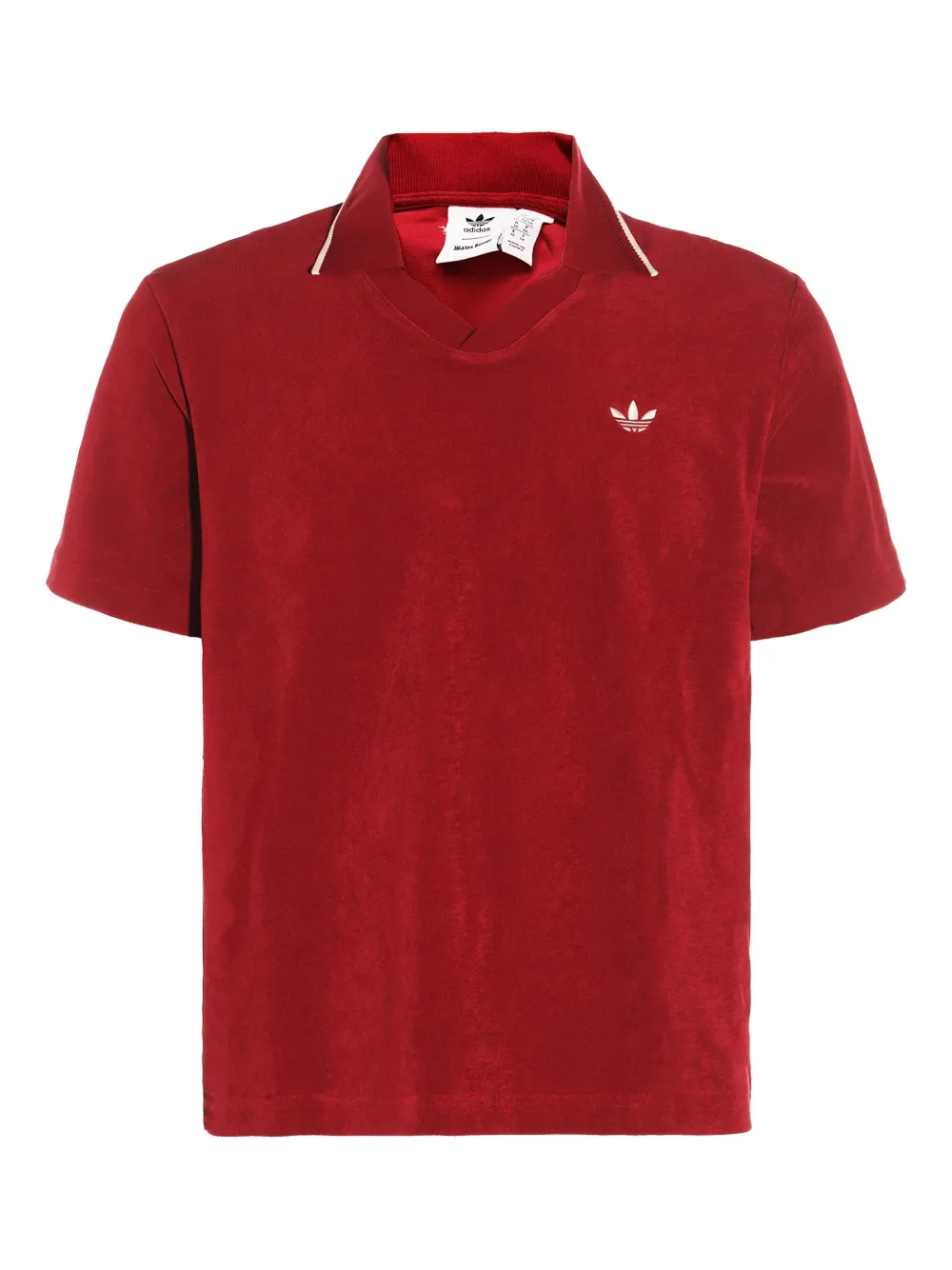 Adidas x WALES BONNER poloshirt van katoenblend Rood