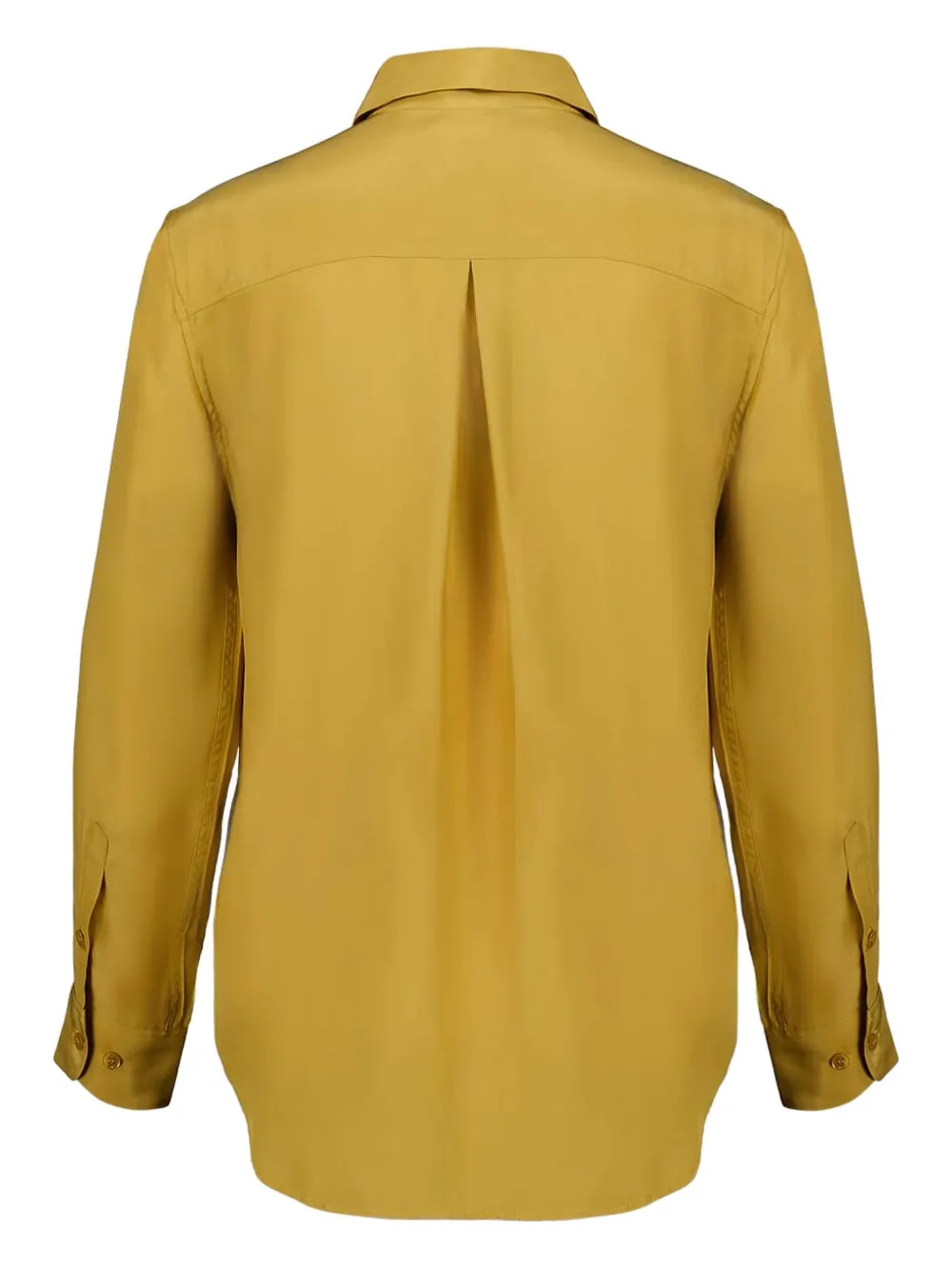 Paula Long-sleeve Button-fastening Shirt In Green