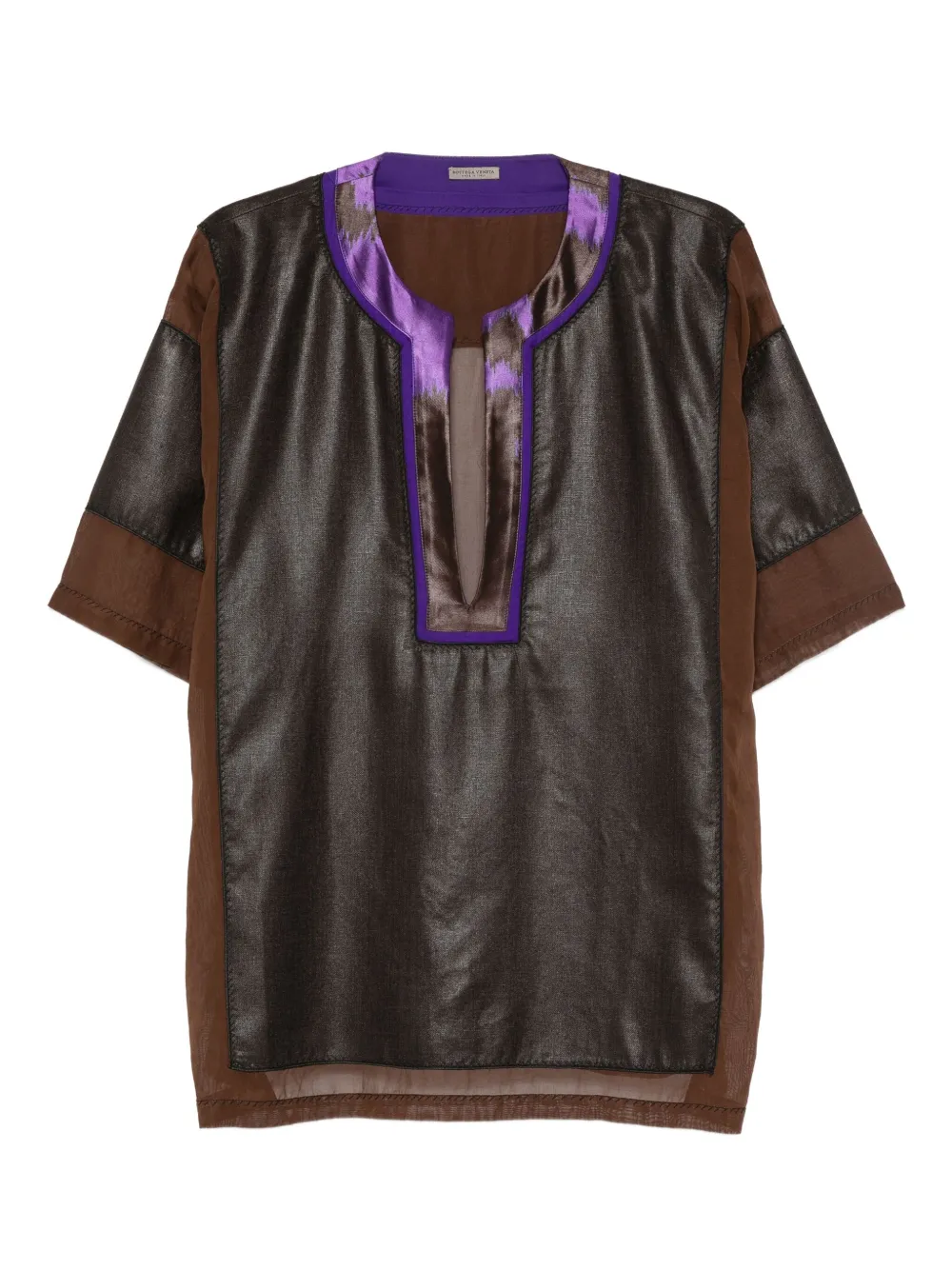 2010s panelled blouse