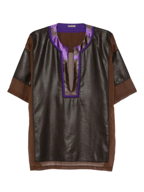 Bottega Veneta Pre-Owned blouse à empiècements (années 2010)