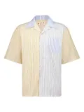 Marni striped two-tone shirt - Neutrals