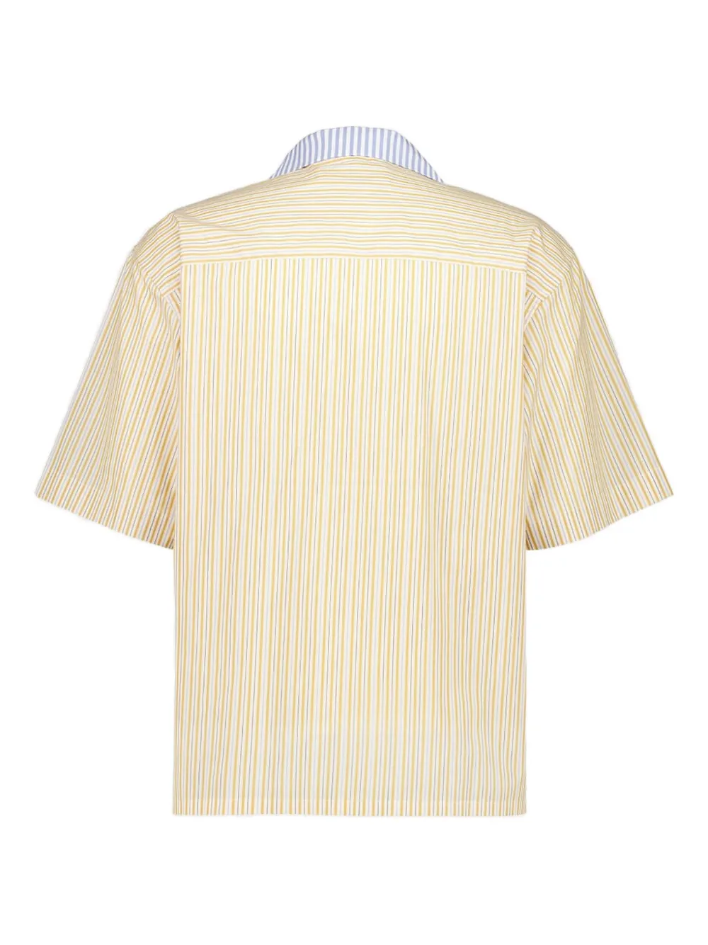 Marni striped two-tone shirt - Beige