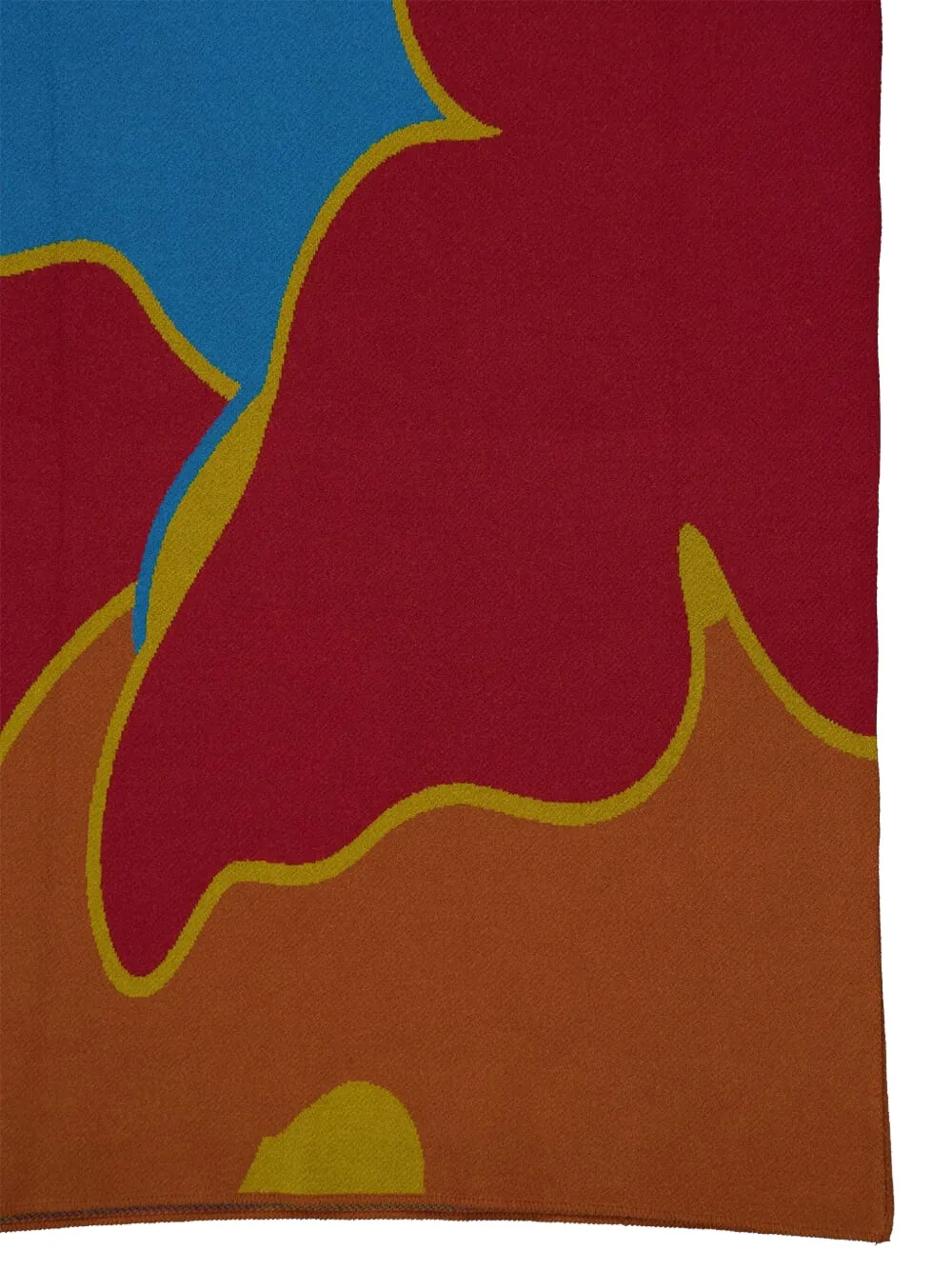 PAULA Amanda midi-rok met jacquard Rood