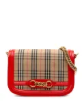Burberry Pre-Owned 2000-2017 Haymarket Check Canvas 1983 Link Flap shoulder bag - Brown