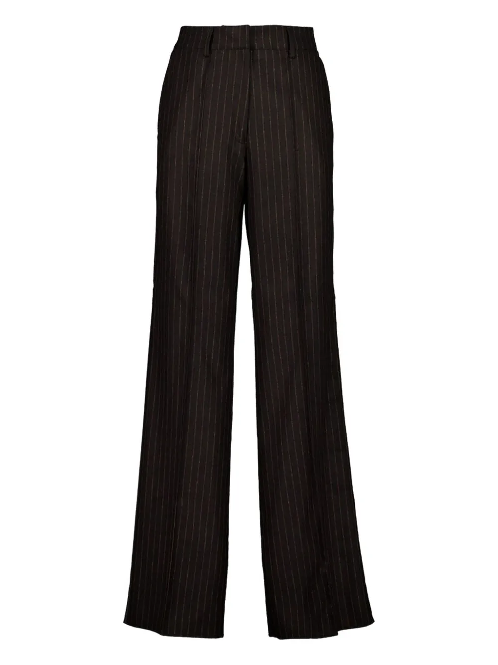 Paula Pinstripe Side-stripe Trousers In Multi