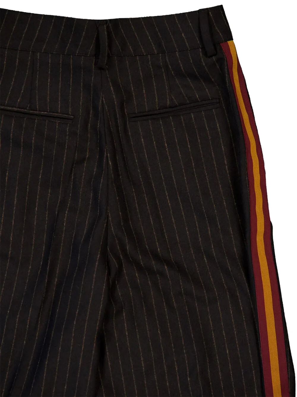 Paula Pinstripe Side-stripe Trousers In Multi