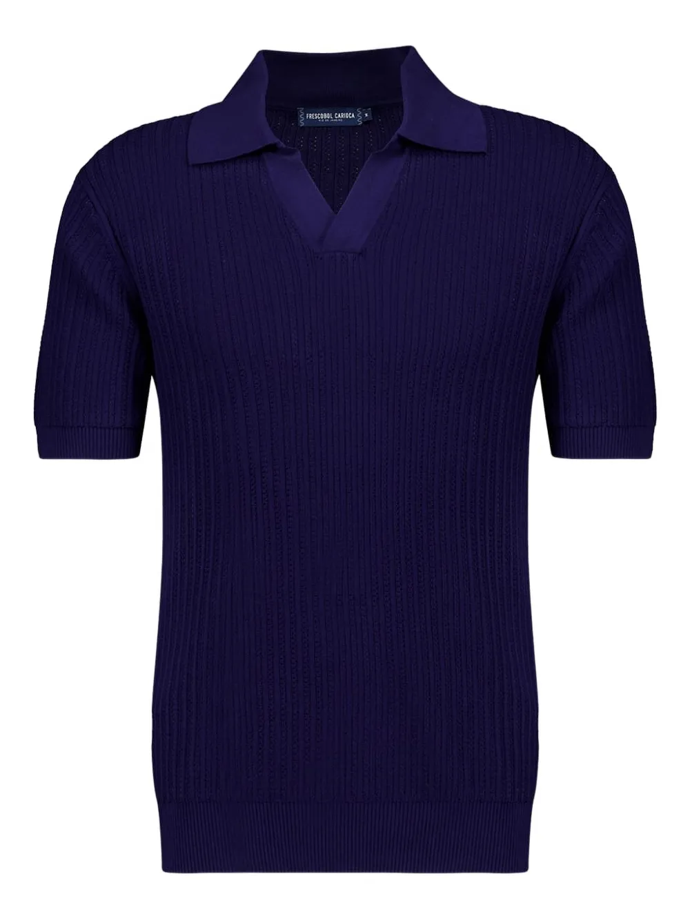 Frescobol Carioca Rino knitted T-shirt | Blue | Image 1