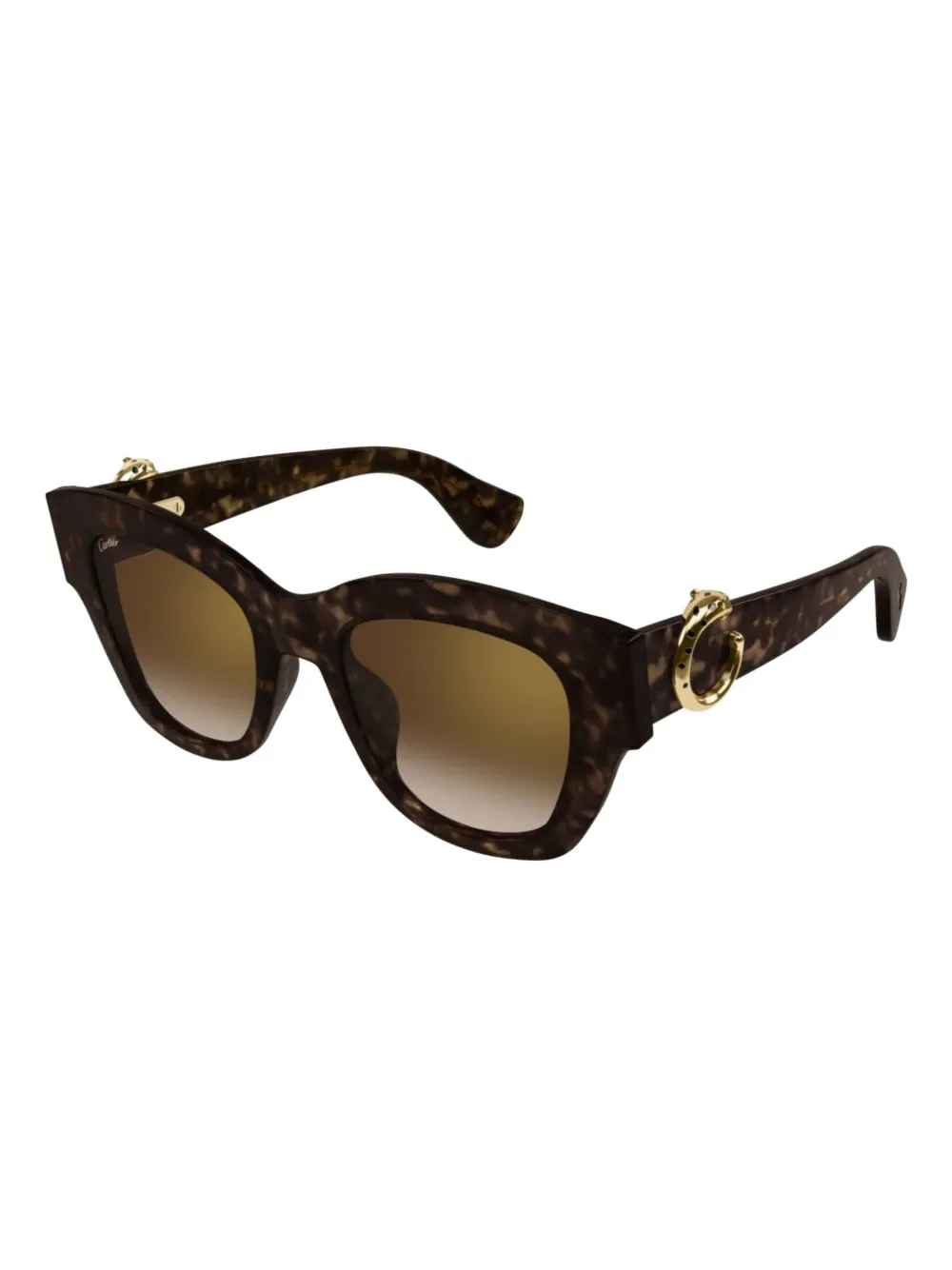 Cartier Eyewear Panthère zonnebril - Bruin