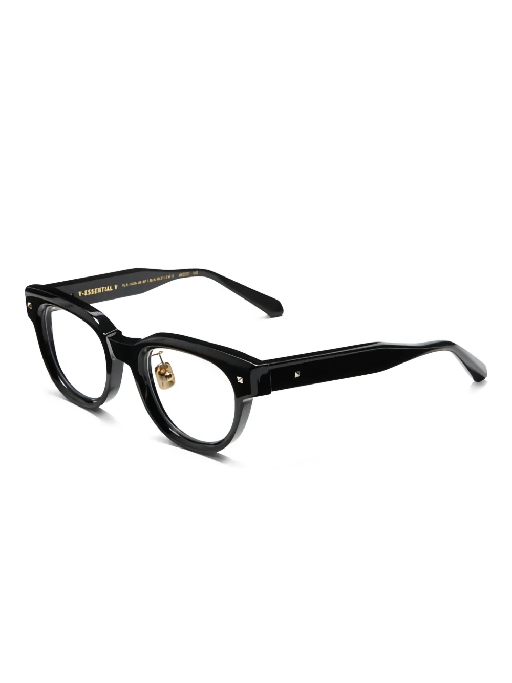 VALENTINO GARAVANI EYEWEAR Bril met rond montuur Zwart