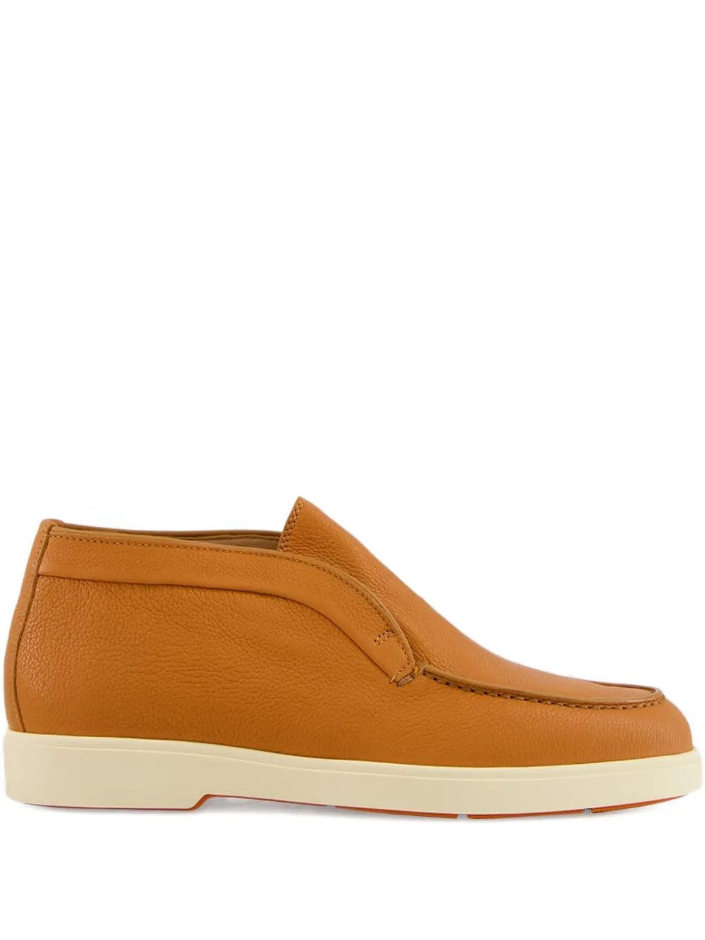 leather slip-on boots