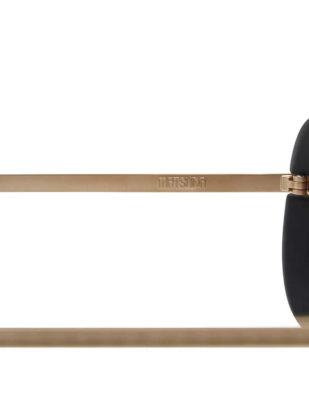 Matsuda Browline zonnebril Zwart