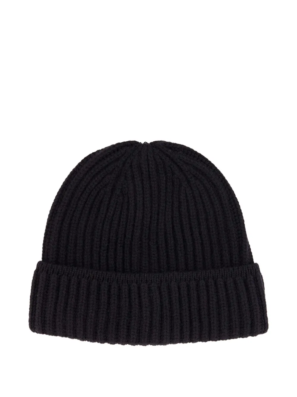 Piacenza Cashmere ribbed cashmere beanie | Black | Image 1