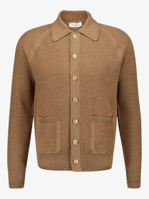 Piacenza Cashmere button-up wool overshirt
