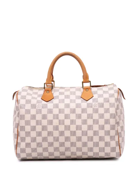 Louis Vuitton Pre-Owned 2009 Damier Azur Speedy Boston-Tasche 30cm