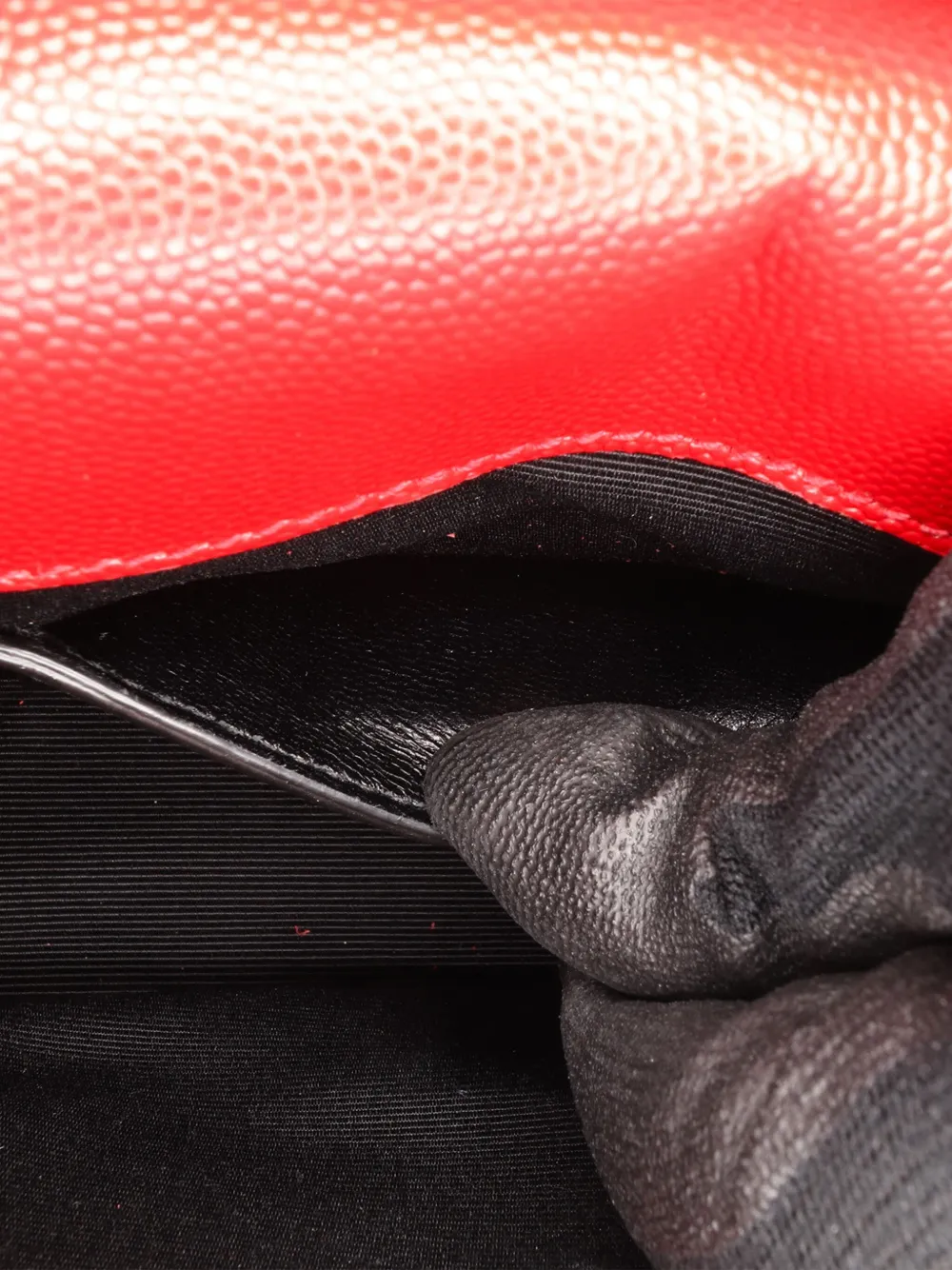 Pre-owned Saint Laurent 2014 Small Grain De Poudre Kate Crossbody Bag