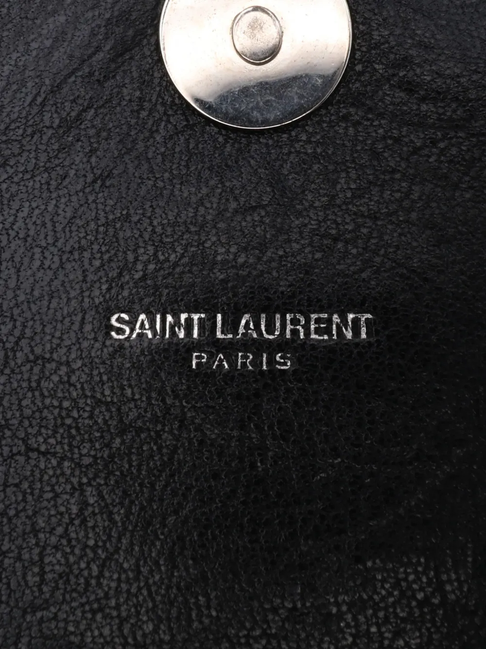 Pre-owned Saint Laurent 2016 Medium Monogram Chevron Sheepskin College Bag Satchel