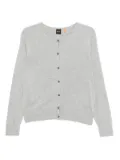 BOSS button-front cardigan - Grey