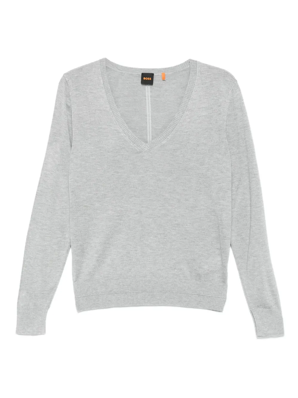 BOSS V-neck T-shirt | Grey | Image 1