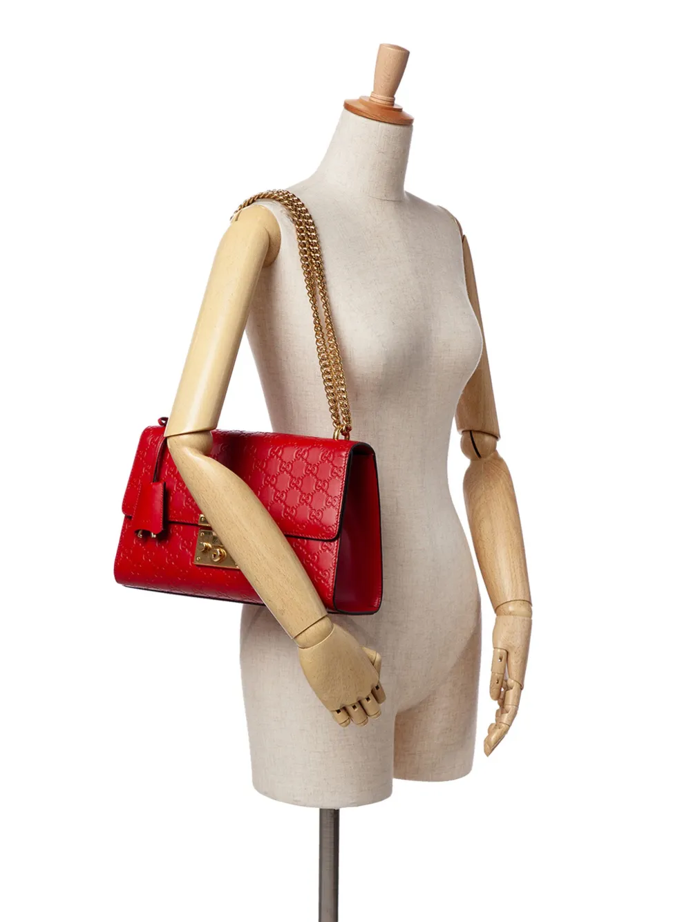 Gucci Pre-Owned 2016-2024 Medium Guccissima Padlock shoulder bag | Pre-Owned | Image 2