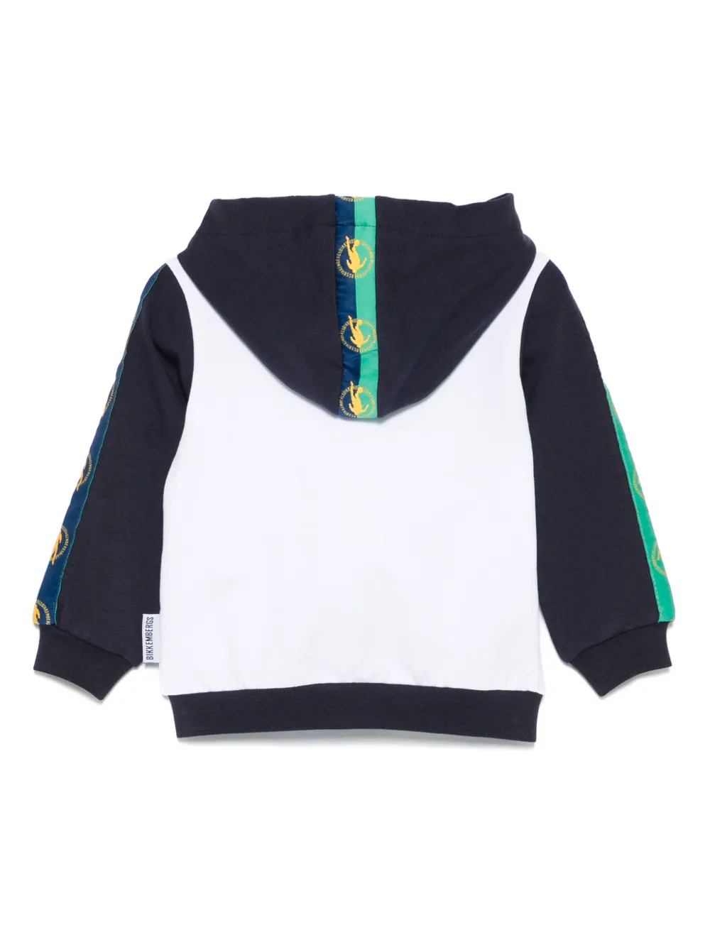 BIKKEMBERGS KIDS Hoodie met logoprint Wit