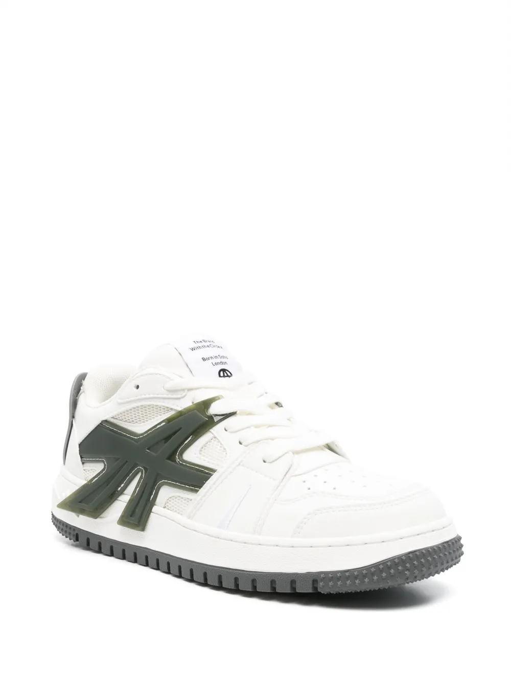 ACUPUNCTURE 1993 panelled low-top sneakers White