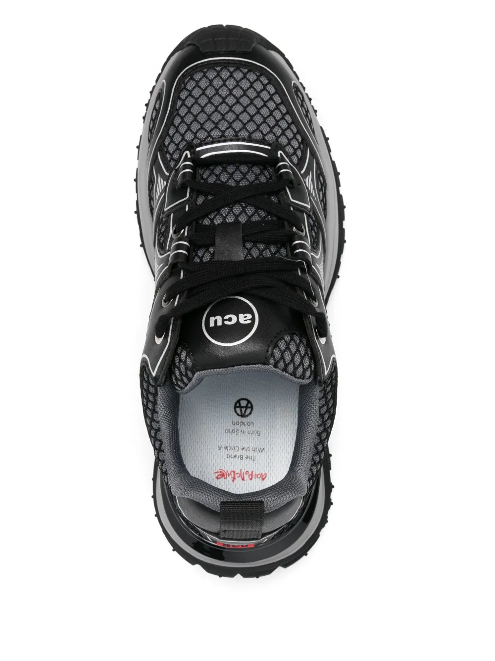 ACUPUNCTURE 1993 panelled sneakers Grey