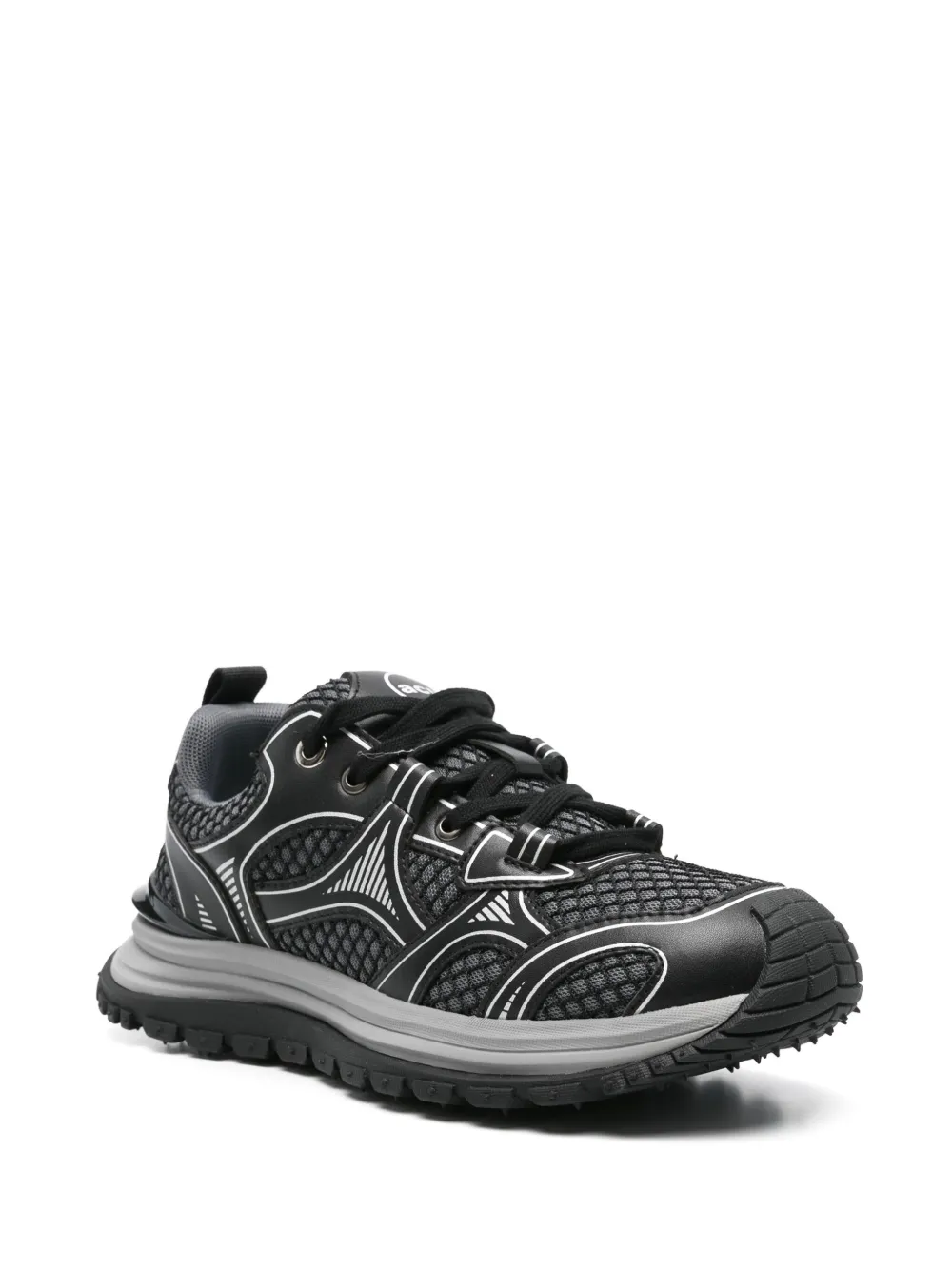 ACUPUNCTURE 1993 panelled sneakers Grey