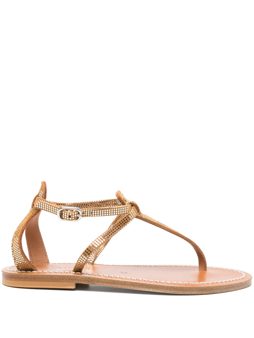 K. Jacques leather sandals Brown