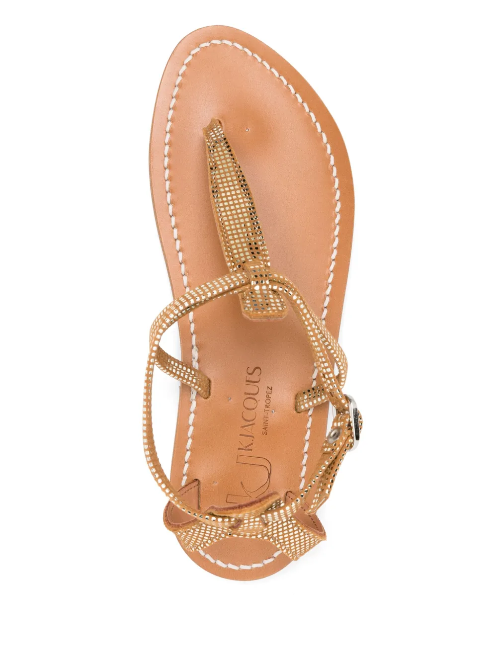 K. Jacques leather sandals Brown