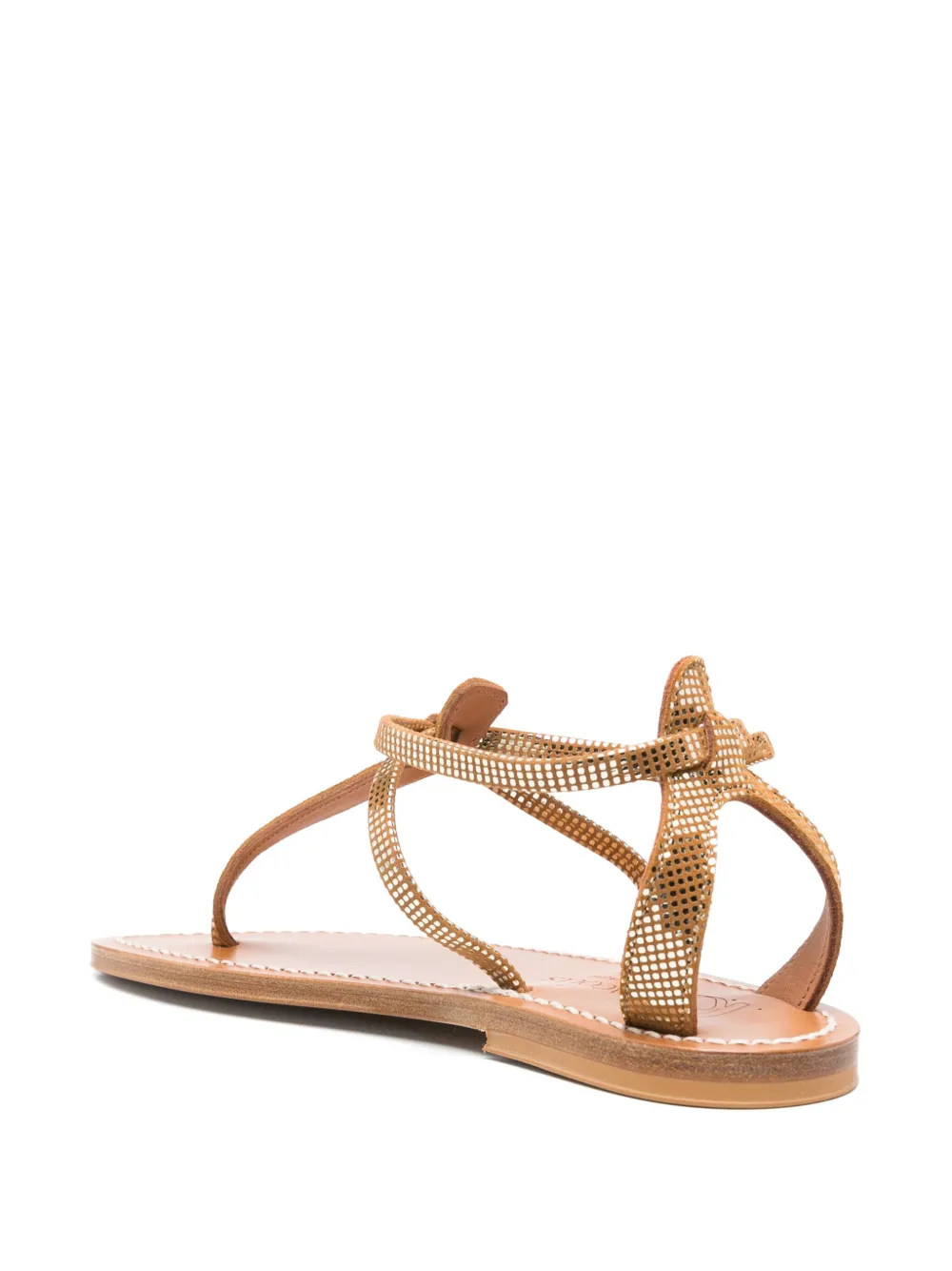 K. Jacques leather sandals Brown