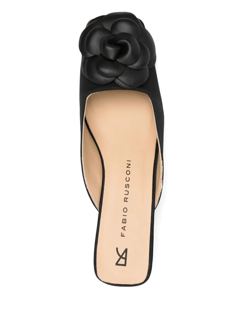 Fabio Rusconi 40mm slipper mules Black