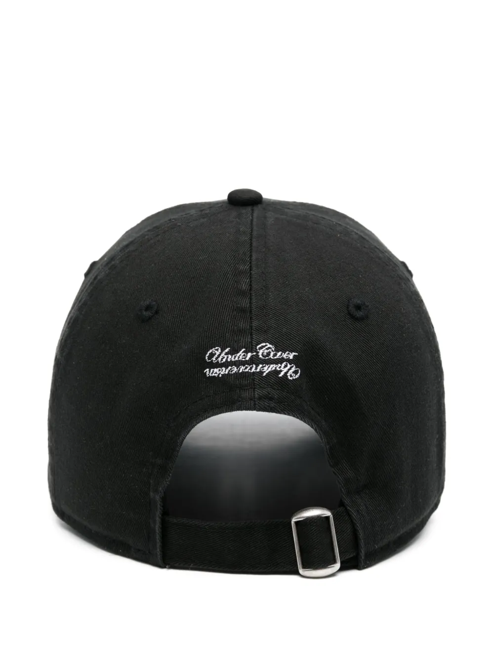 Undercover logo-embroidered cap - Zwart