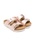 Birkenstock Kids Arizona two-strap buckled sandals - Pink