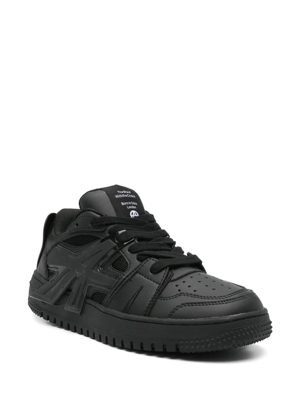 ACUPUNCTURE 1993 panelled sneakers Black