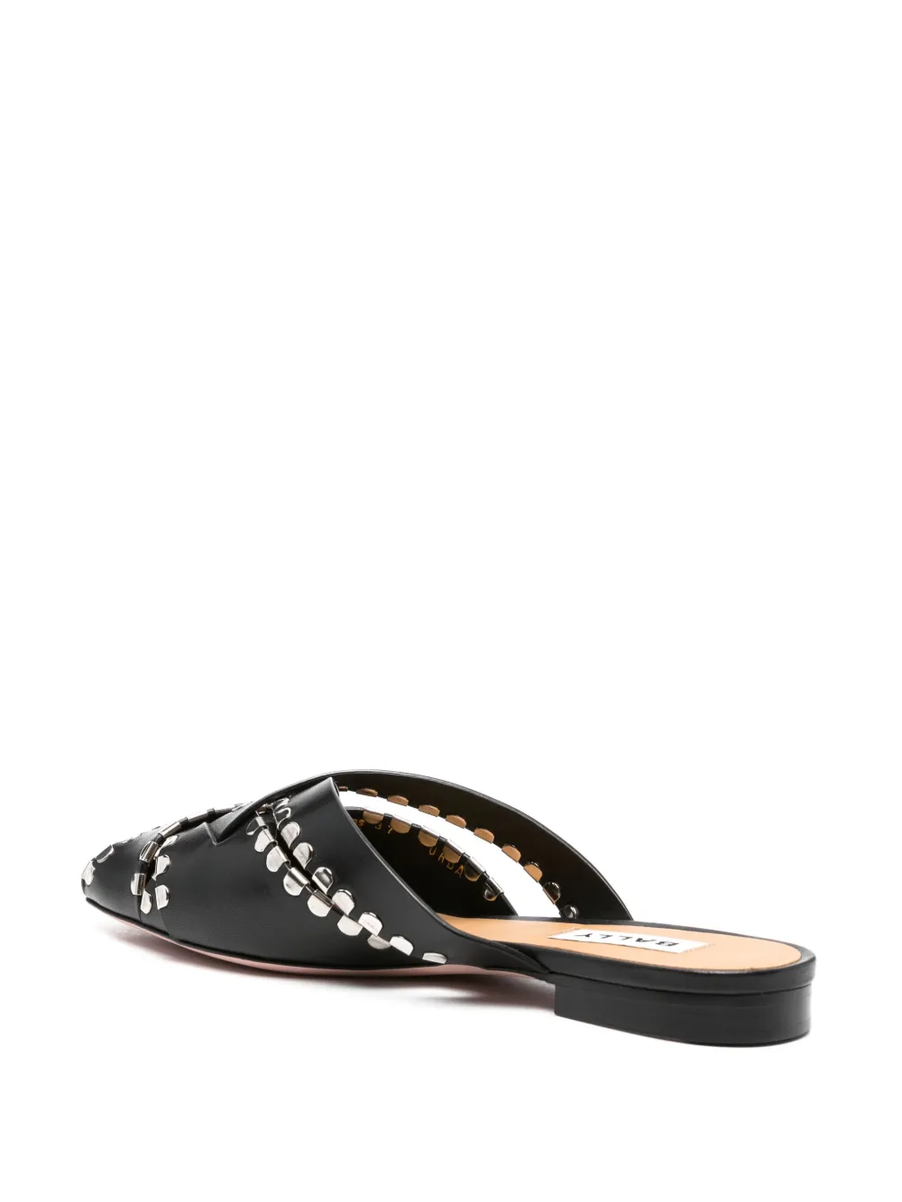 Bally Sarsi Slipper-mule In Black Leather In Black
