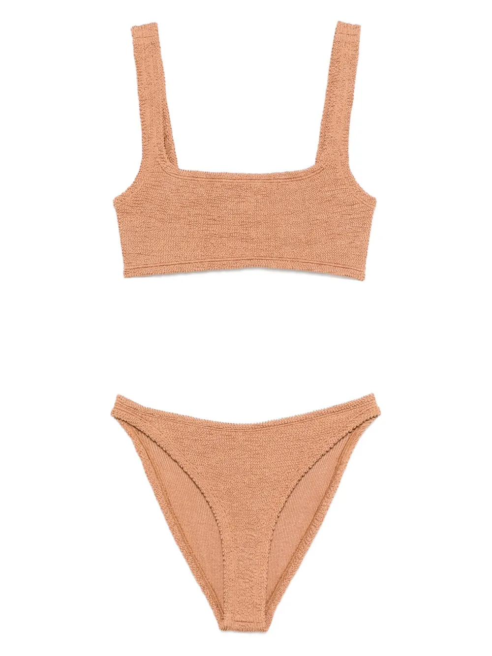 Hunza G Xandra square-neck bikini set Bruin