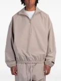 FEAR OF GOD ESSENTIALS half-zip drawstring sweatshirt - Neutrals