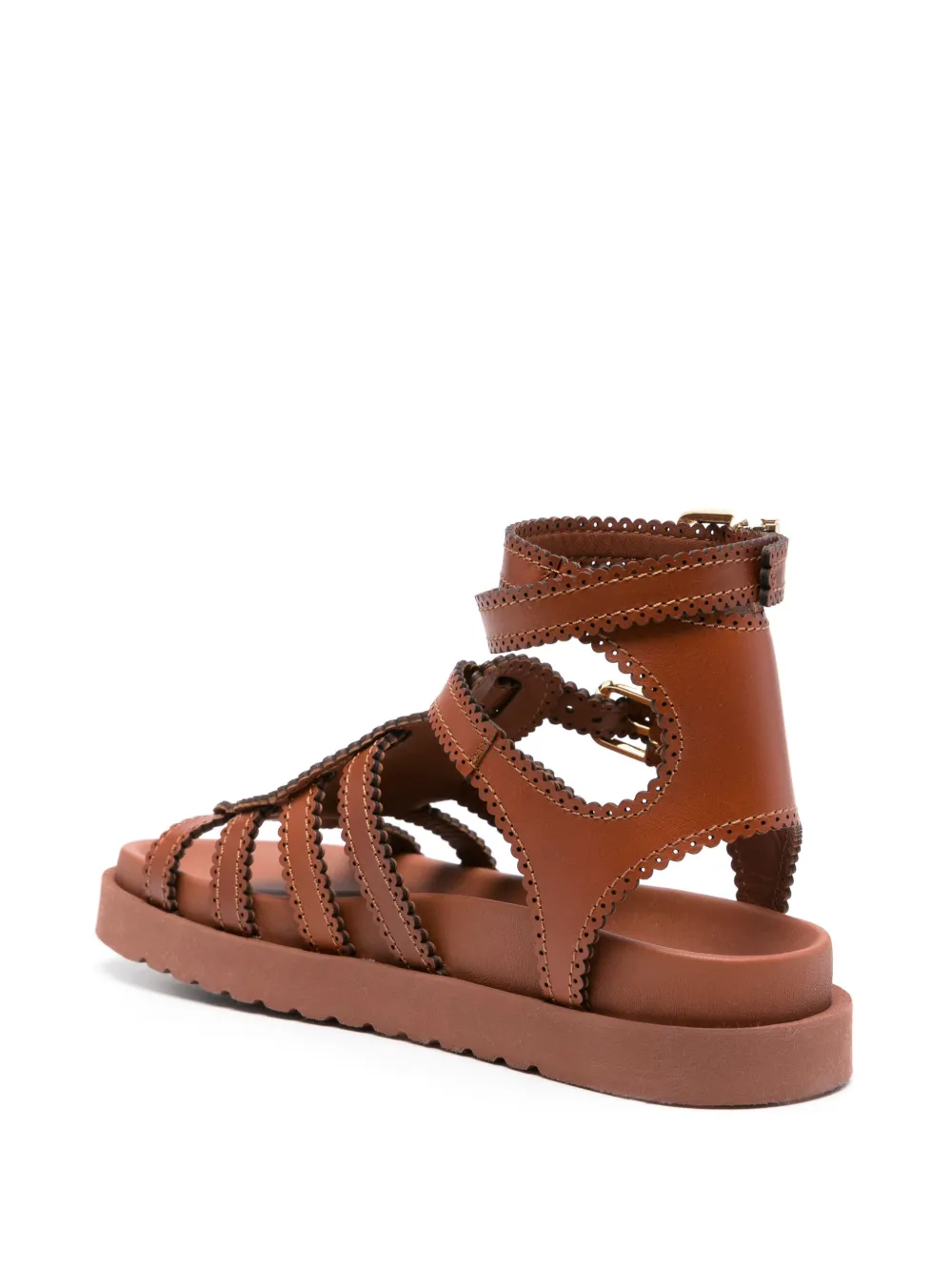 ZIMMERMANN Goldie sandals Brown