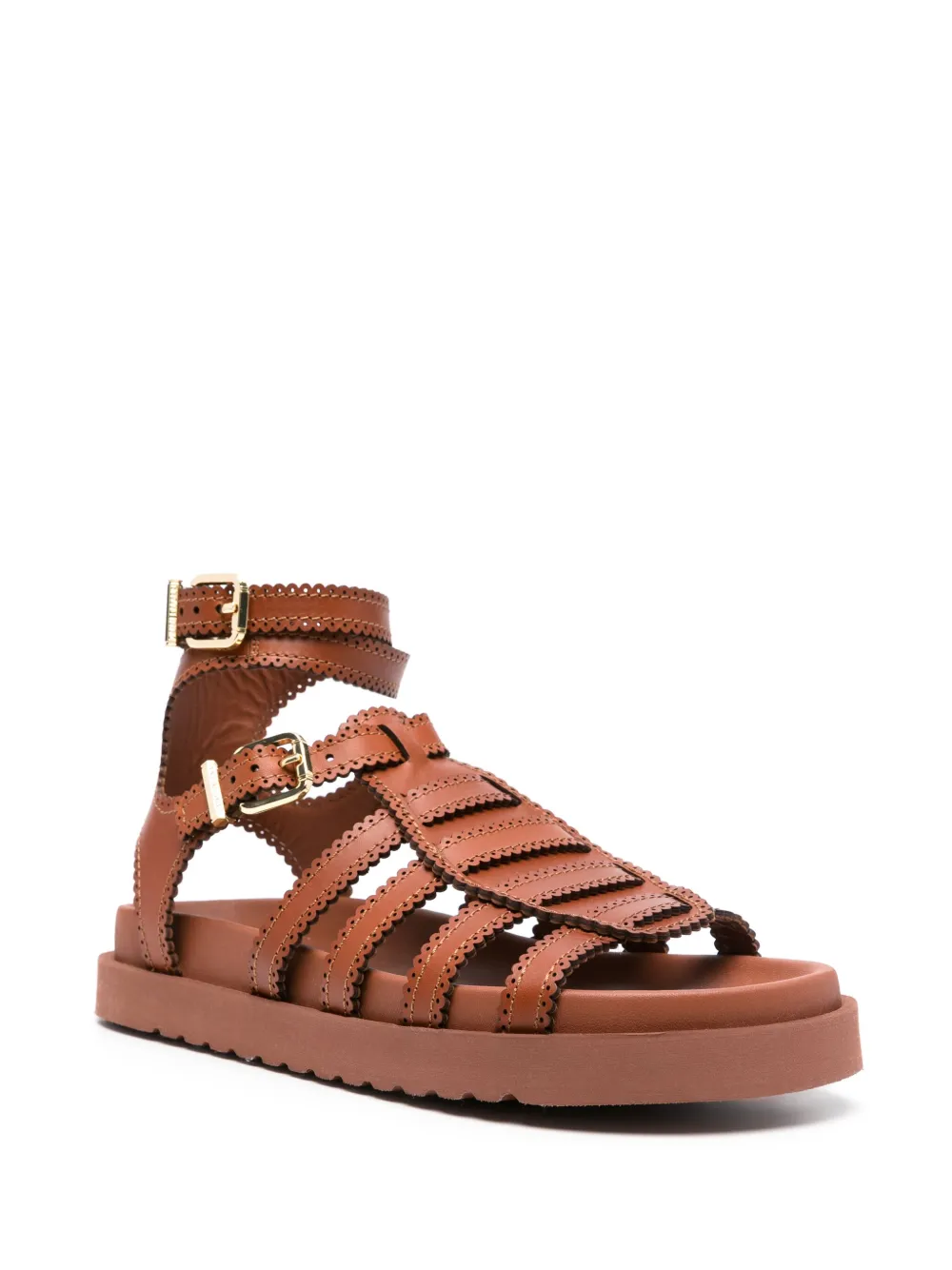 ZIMMERMANN Goldie sandals Brown