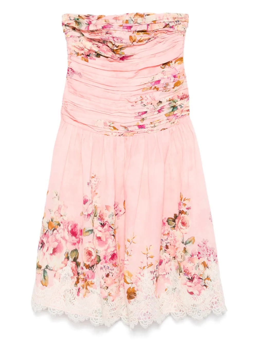Hemant And Nandita Abito a fiori | rosa | Image 1