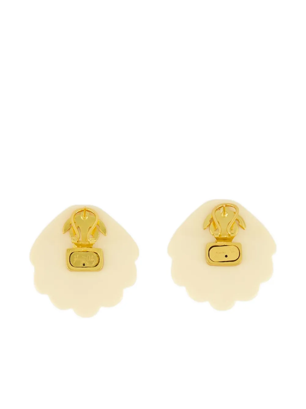 Johanna Ortiz The Aztec earrings - Beige