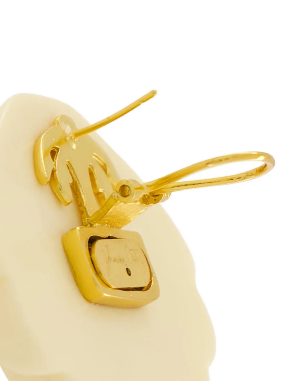 Johanna Ortiz The Aztec Earrings In Neutral